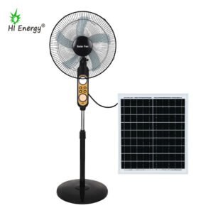 HiEnergy Rechargeable Solar Powered Pedestal Fan V218