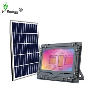 HiEnergy RGBW Color Solar Flood Light -AW RGB Series