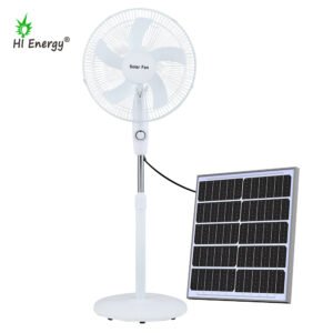 HiEnergy Rechargeable Solar Powered Fan 168 188