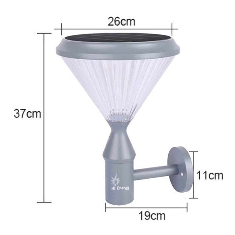 HiEnergy Alulminium Housing Solar Wall Lamps-ZS - 图片 3